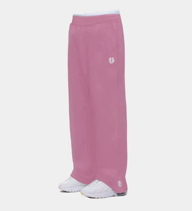 Y2K Fashion Jogger Sweatpants Loose Embroidery Labeled Open Leg Wide Leg Pants Trendy Pocket Couple Straight Pants Men'S Hoodie